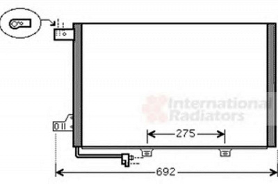 VAN WEZEL 30005386 -  Конденсатор, кондиционер
